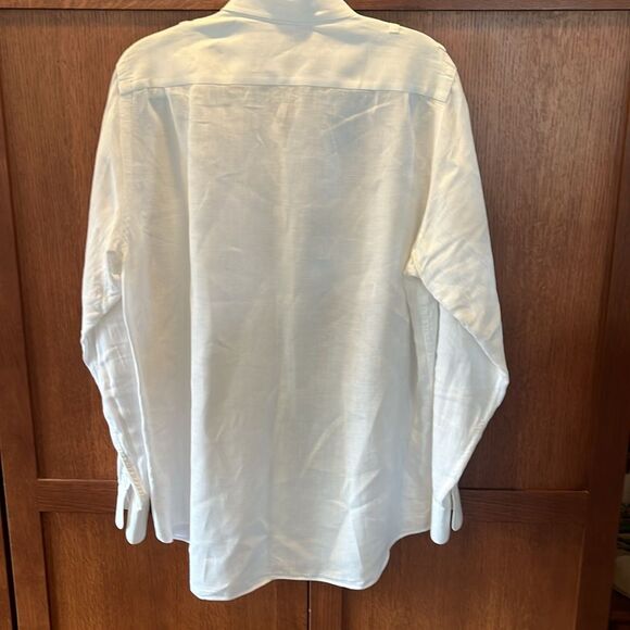 J Crew Irish Linen by Baird McNutt size large - Picture 5 of 6